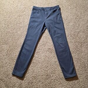 Kuhl Pants Womens 12 Regular Blue Gray Stretch 5 Pocket Hiking Outdoor